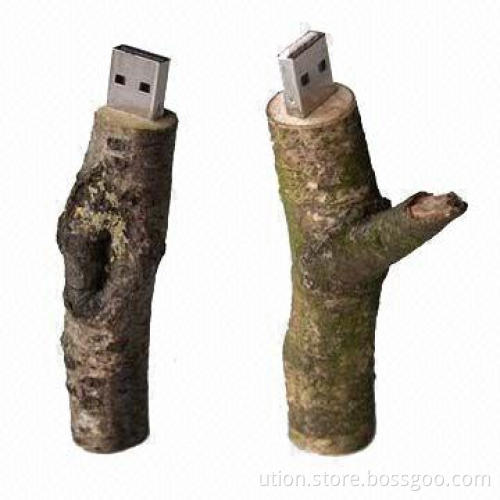 USB Flash Drive in Branch Design, 1 to 32GB Capacity and USB1.1 and 2.0 Interface, Free Samples